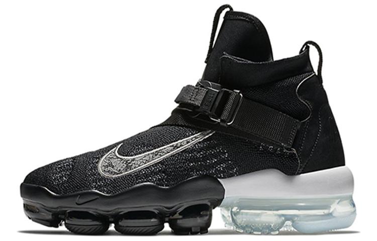 Nike Air VaporMax Premier Flyknit Black Metallic Silver White