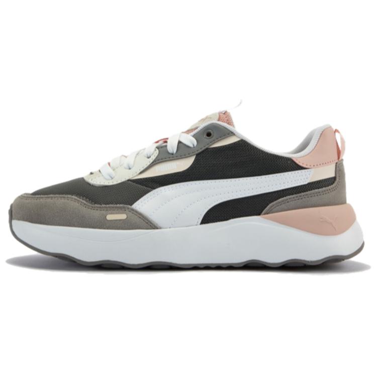PUMA Runtamed Collection Abrasion Resistant Shock Absorbers Low Top Casual Running Shoes Women's Gray