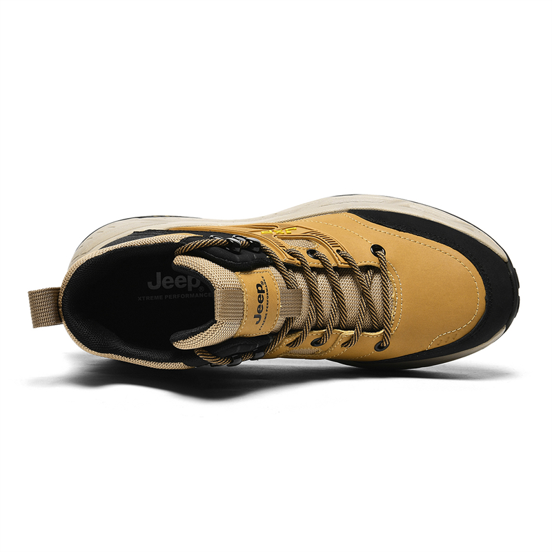 Jeep JEEP Cushioned Wear-Resistant Water-Resistant Mid-Top Outdoor Shoes Men's купить в интернет-магазине Yoocart с быстрой доставкой по России.