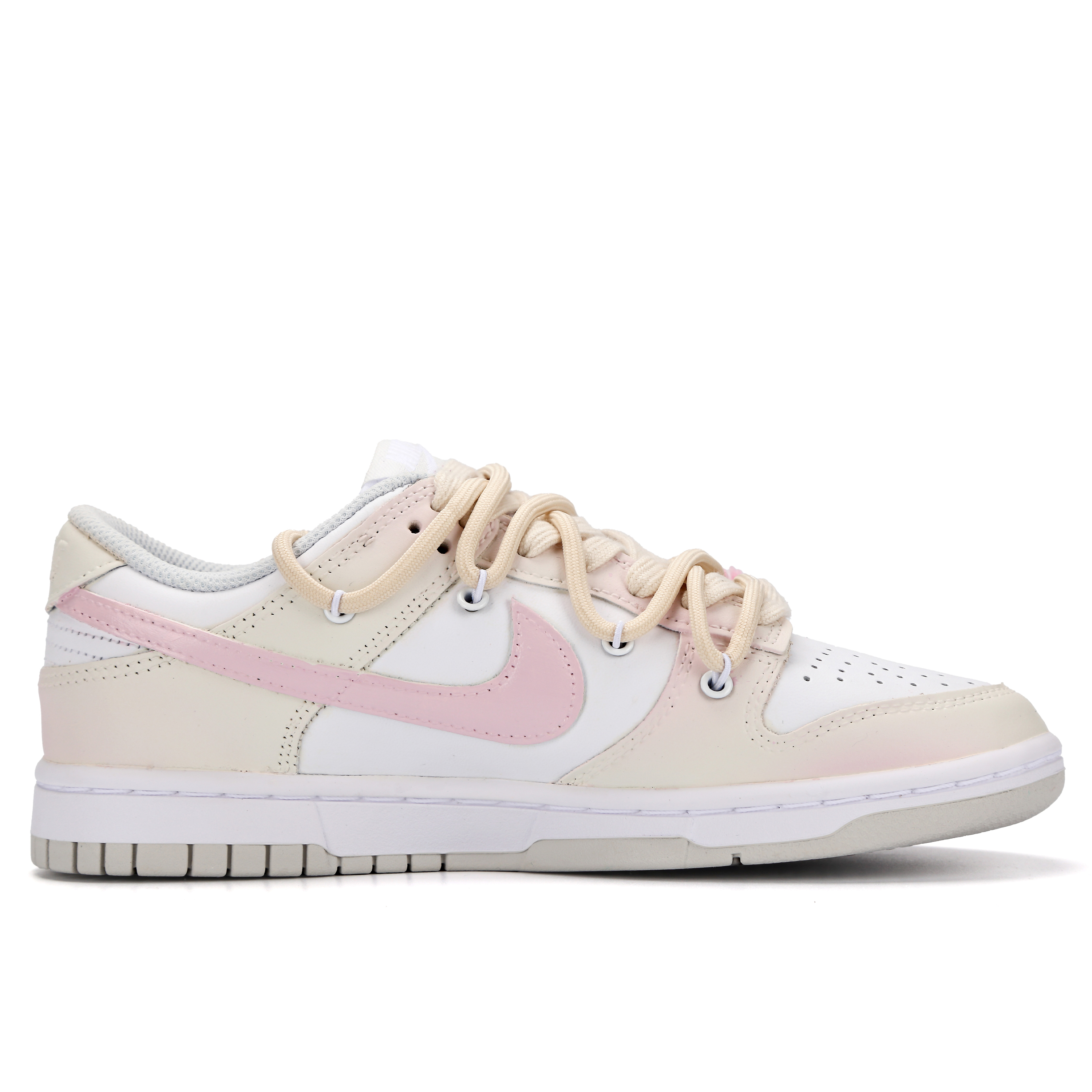 Nike Dunk Stellar Leap Abrasion Resistant Low Top Skateboard Shoes Women's Pink