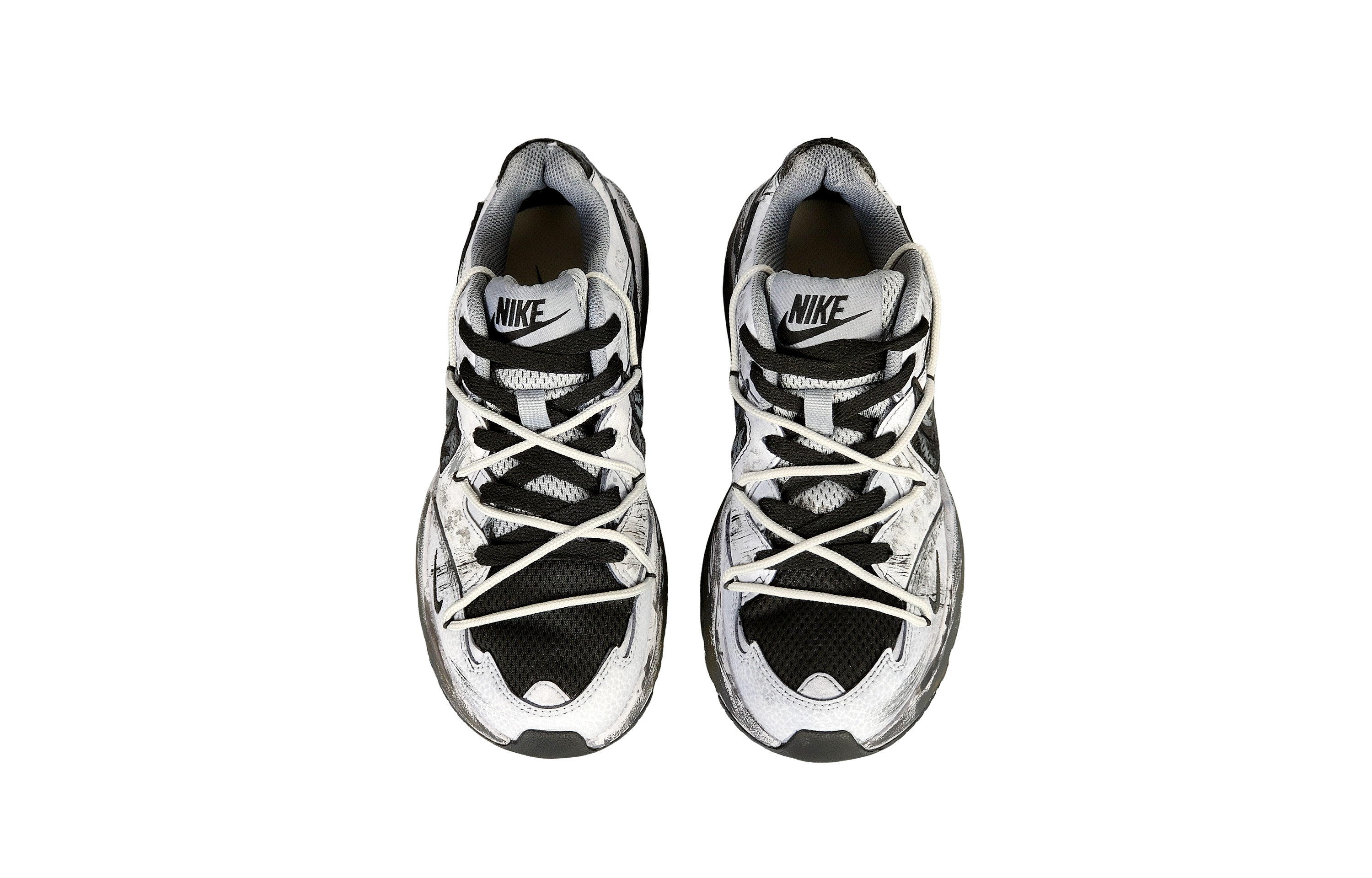Nike Air Max Fusion Anti-Slip Wear-Resistant Low-Top Casual Running Shoes Women's Black White купить в интернет-магазине Yoocart с быстрой доставкой по России.