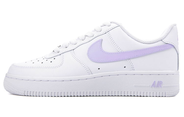 Nike Air Force 1 07 Air Force 1 Anti Slip And Wear Resistant Lightweight Low Top Skateboard Shoes Women's Purple White