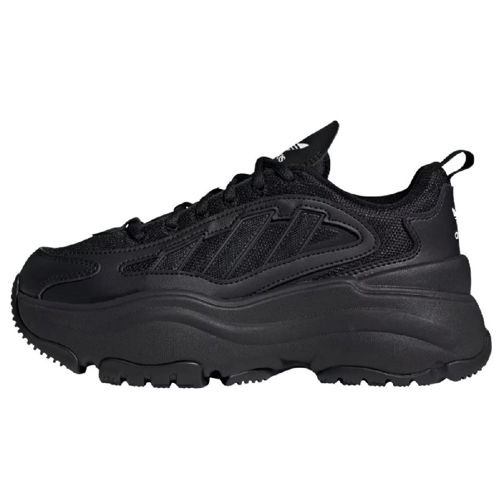 Adidas Originals OZGAIA Slip-Resistant Low-Top Casual Shoes Women's Black Silver