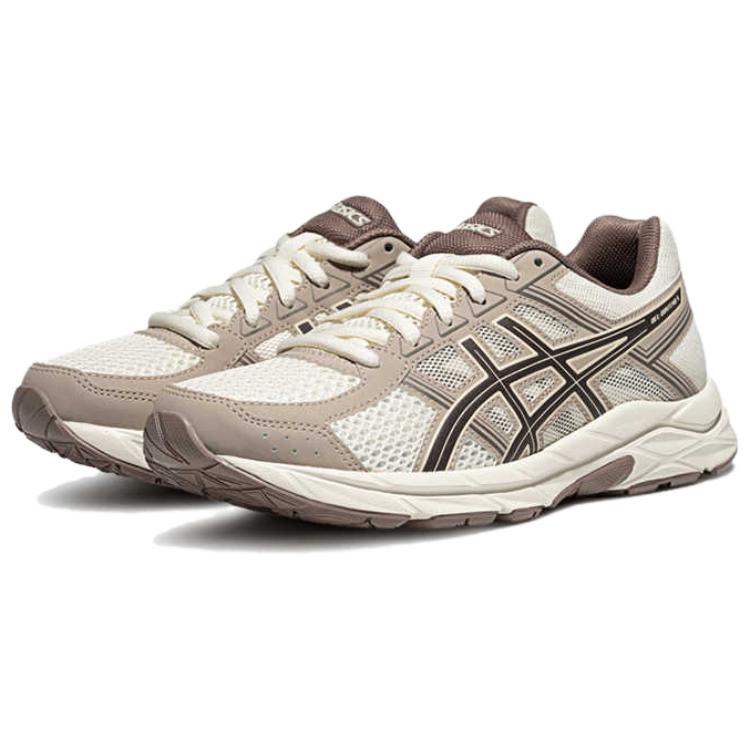 Asics Gel Contend 4 Shock Absorbers Rebound Low Top Running Shoes Women's White Brown купить в интернет-магазине Yoocart с быстрой доставкой по России.