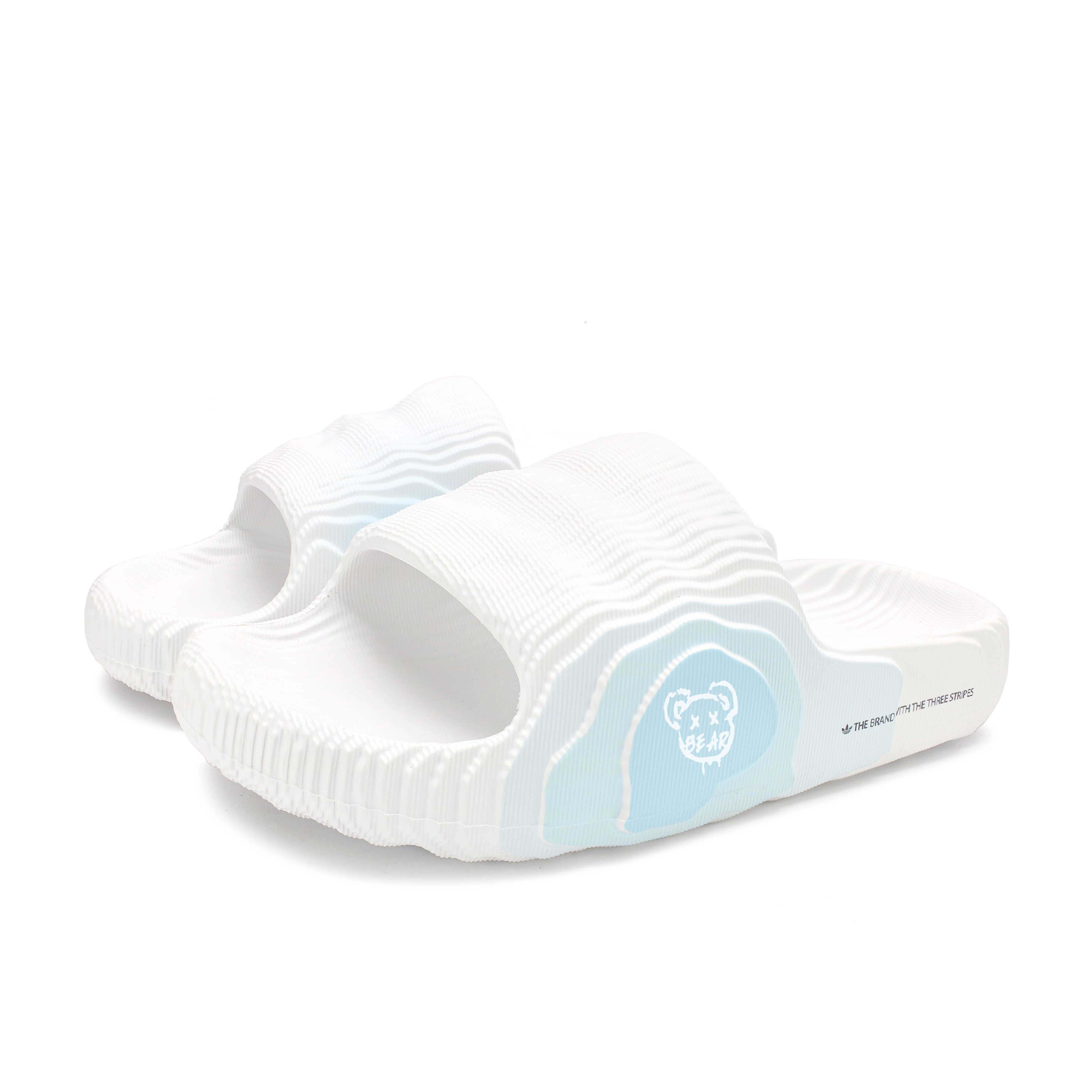 Adidas Originals ADILETTE 22 Abrasion Resistant Slide Slippers Unisex Blue White купить в интернет-магазине Yoocart с быстрой доставкой по России.