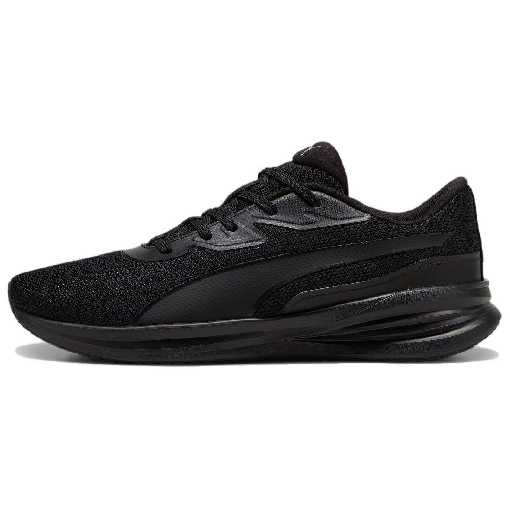 PUMA Night Runner V3 Anti-Slip And Wear-Resistant Support Low-Top Casual Running Shoes Unisex Black