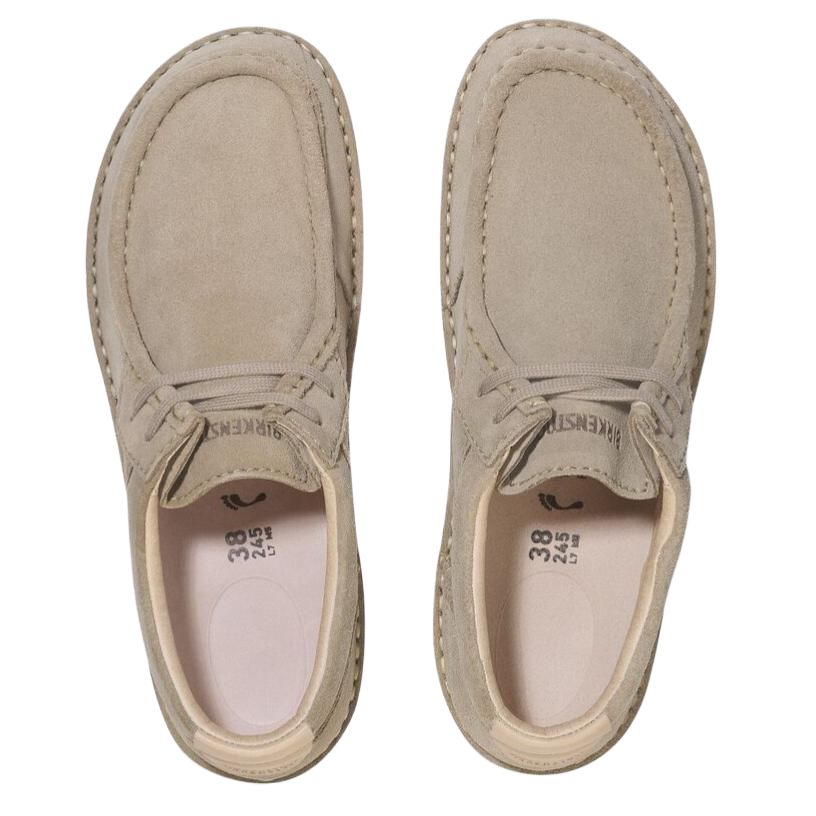 Birkenstock Pasadena Abrasion Resistant Low Top Casual Shoes Unisex Taupe Narrow