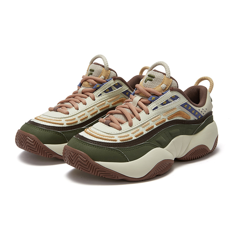 FILA FUSION FIRE Flame Shoes Low Top Vintage Basketball Shoes Women's Green купить в интернет-магазине Yoocart с быстрой доставкой по России.