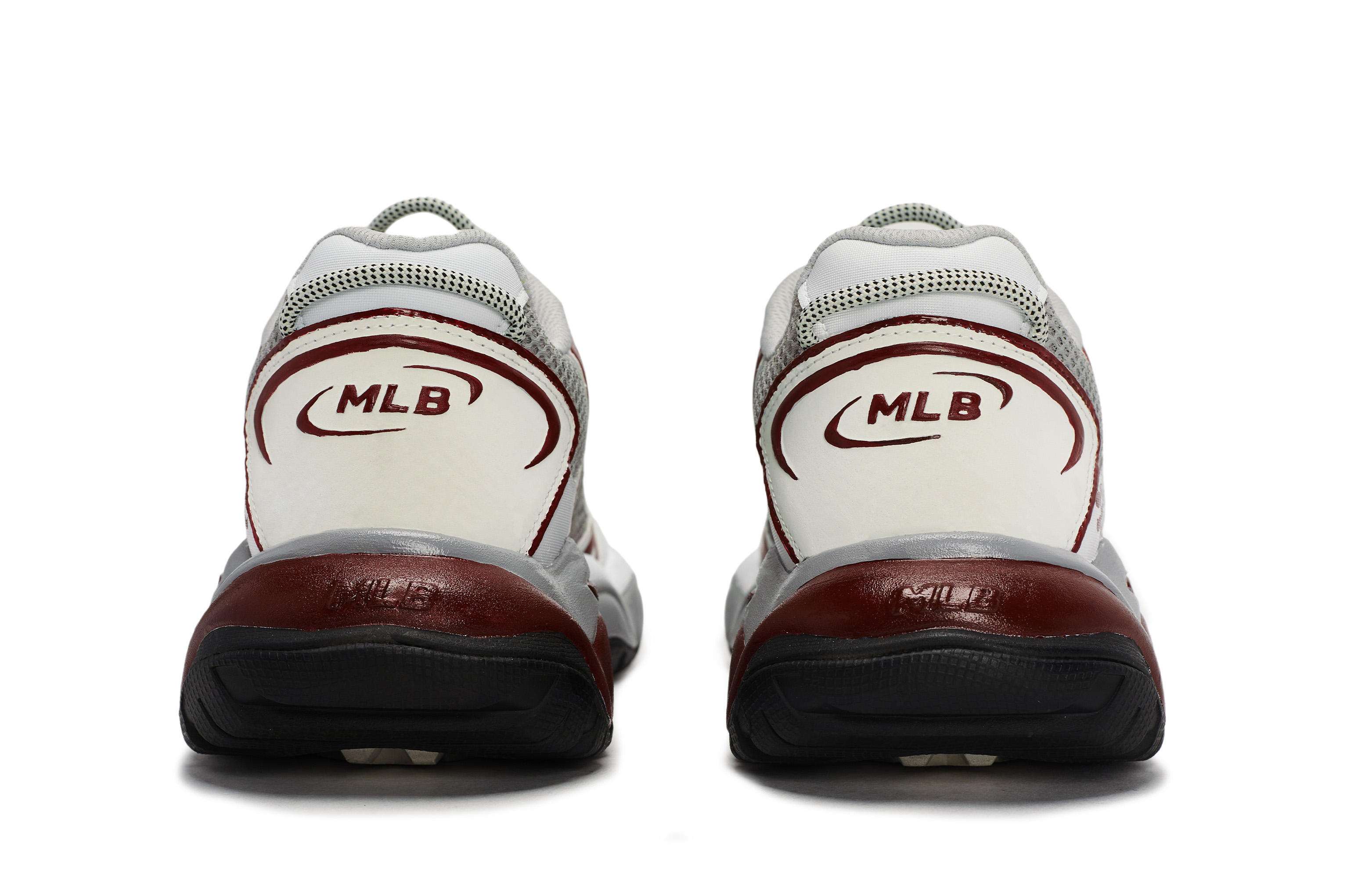 MLB New York Yankees Chunky Sneakers Unisex Low Top Gray/White/Red
