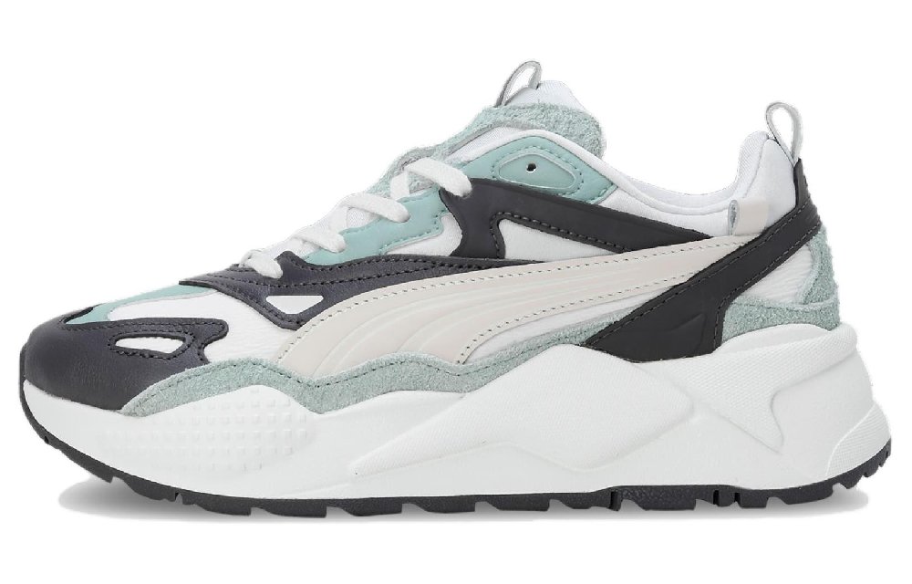PUMA RS X Efekt Lu Low Top Casual Shoes Women's White Black Green