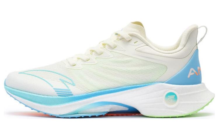 Anta MACH 3.0 Cushioned Wear-Resistant Lightweight Low-Top Running Shoes Women's Ivory White