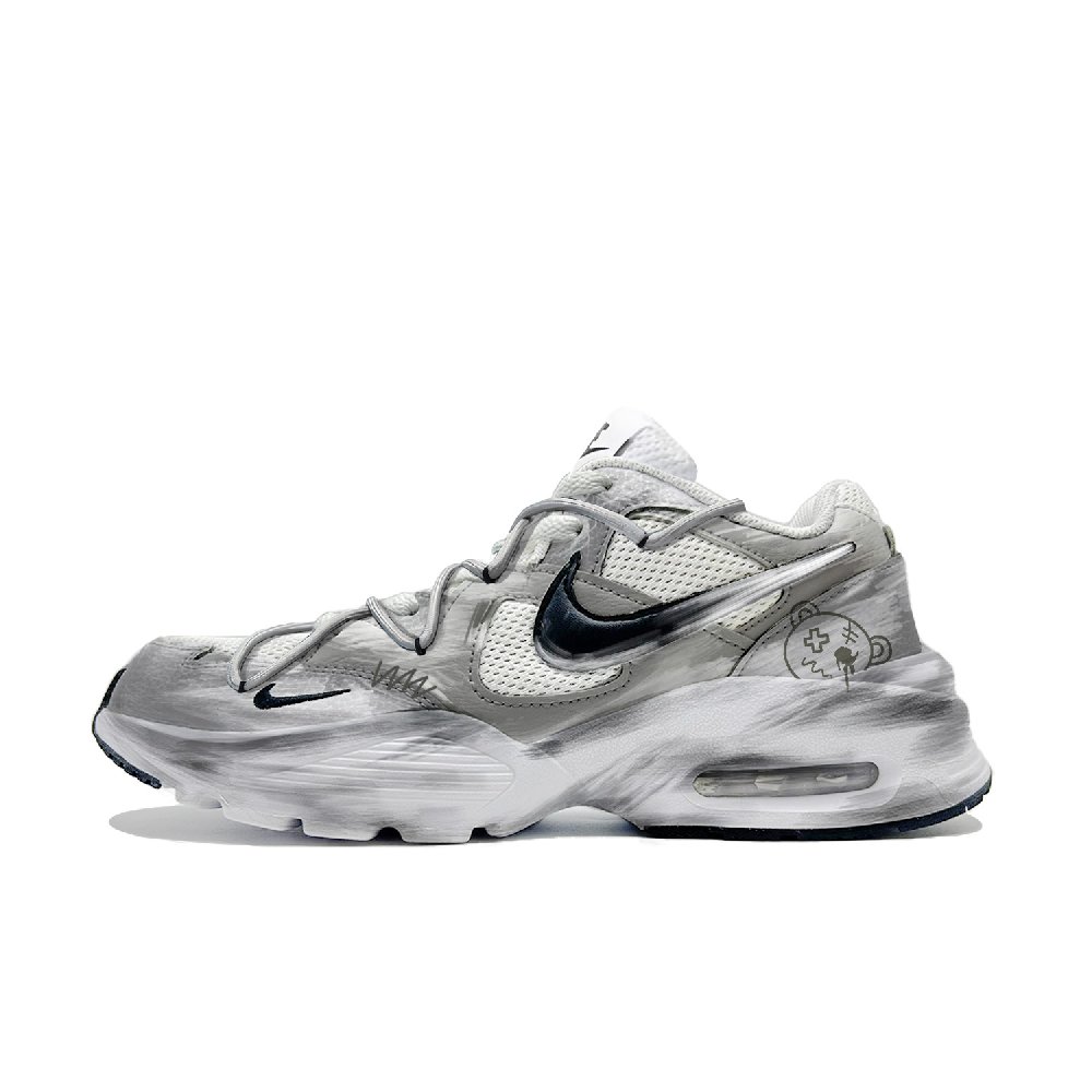 Nike Air Max Fusion Low Top Running Shoes Men's Gray