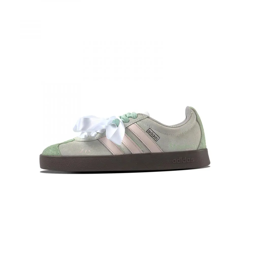 Adidas VL COURT 2.0 Strawberry Guava Cushioning, Wear Resistant Low Top Skateboard Shoes Unisex Grass Green