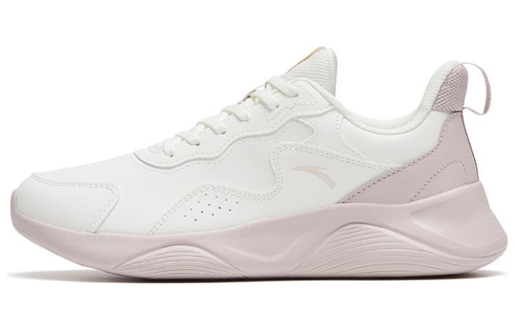 Anta Cushioning Wear Resistant Low Top Sprint Running Shoes Women's White Gray