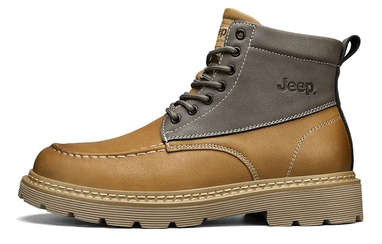 Jeep Short Martin Boot Men's Brown Gray