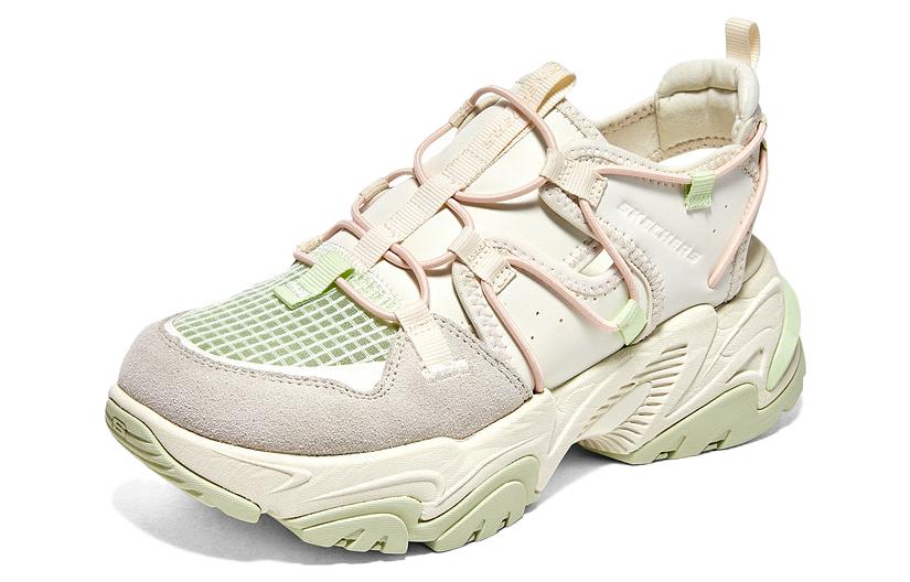 Skechers D'lites Sandal 'White Grey Green' Women's