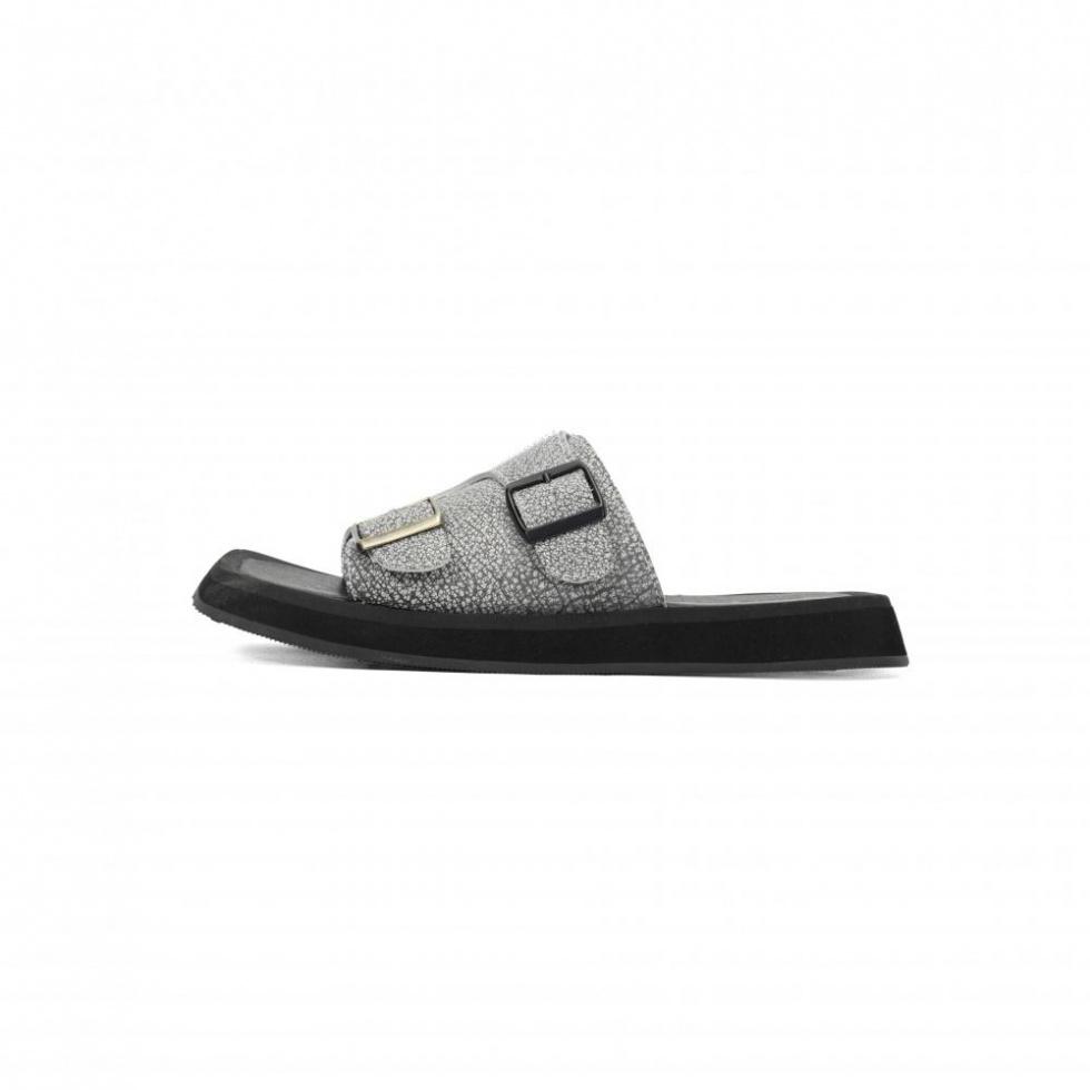 CROOKED CARD Slide Slippers Unisex