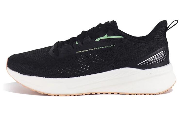 361° Cushioning Anti-Slip And Wear-Resistant Low-Top Running Shoes Women's Black White