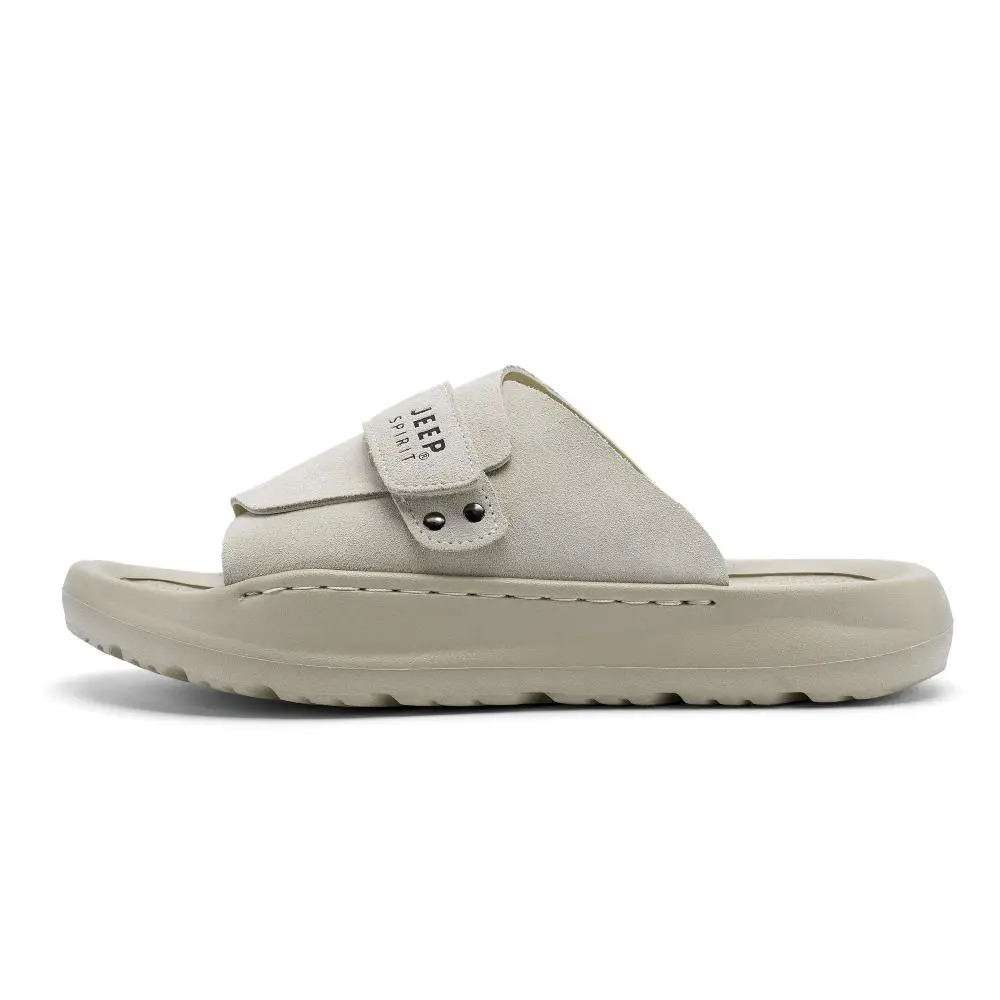 JEEP SPIRIT Outdoor Commute Quiet Odor Resistant Slide Slippers Men's Sand