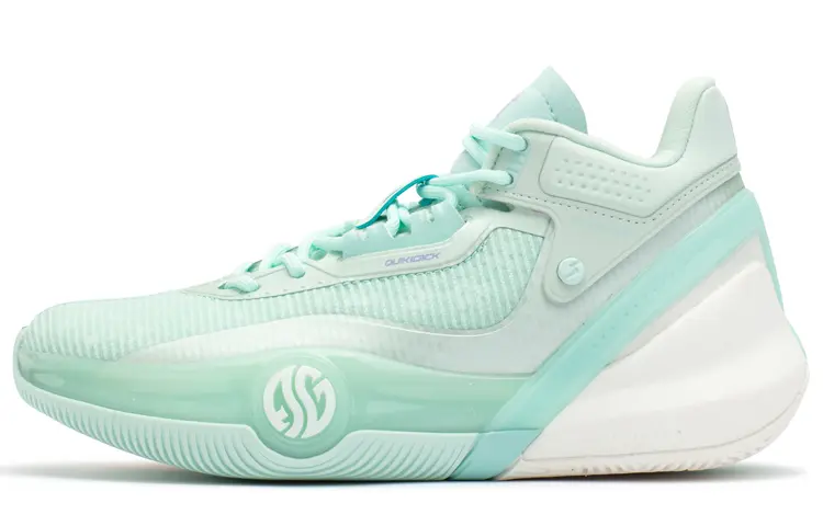361° AG3 MID Anti Slip Wear Resistant Mid Top Basketball Shoes Women's Green