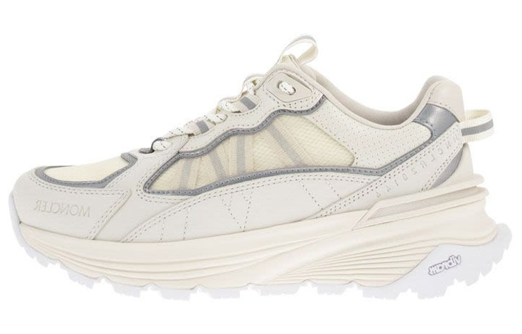Moncler Cushioned Slip-Resistant Low-Top Sports Casual Shoes Women's White
