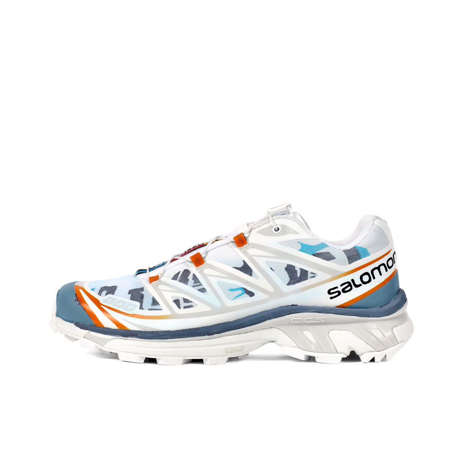 SALOMON XT-6 Cushioned Anti-Slip Wear-Resistant Breathable Lightweight Low-Top Trail Running Shoes Unisex Blue