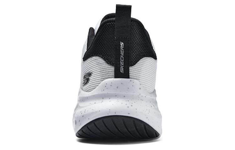 Skechers Cushioning Rebound Low Top Running Shoes Men's White Black