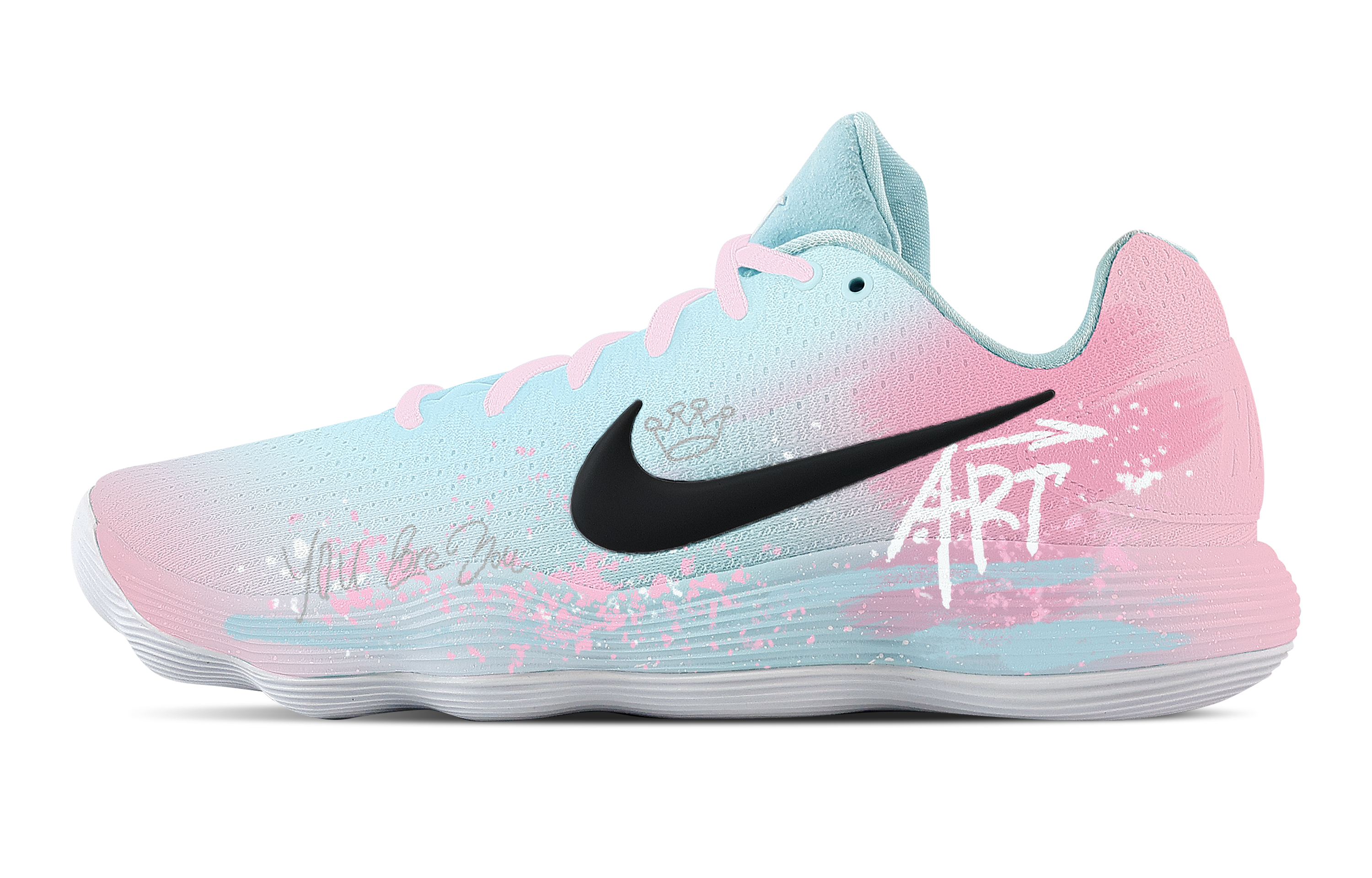 Nike Hyperdunk 2017 Sweet Heart Box Cushioning Coverage Support Low top Basketball Shoes Men's