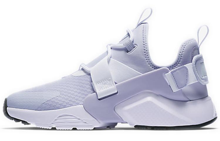 Nike Air Huarache Cushioning Lightweight Low Top Running Shoes Women's Oxygen Purple