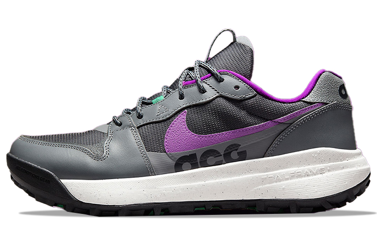 Nike Acg Lowcate Smoke Grey Dark Smoke Grey Vivid Purple
