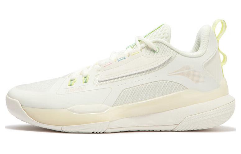 361° Burning Battle 3.0 Basketball Shoes Men's Low Top Ecru
