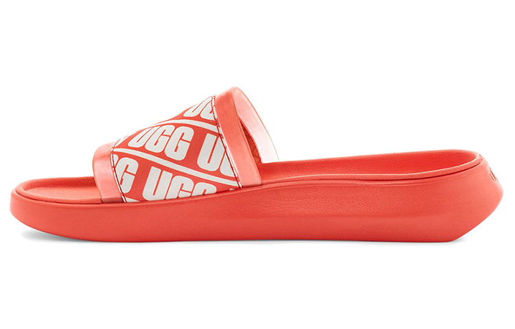 UGG Ruette Beach Orange Red Slippers Women's