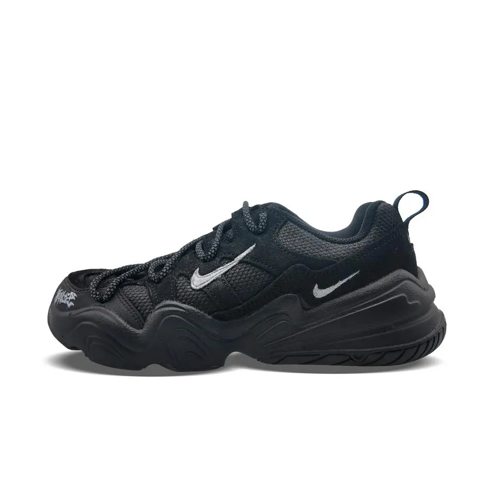 Nike Tech Hera Low top Casual Shoes Unisex Black Silver