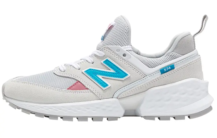 New Balance Nb 574 Sport Sports Casual Shoes 'White Grey Blue' Women's