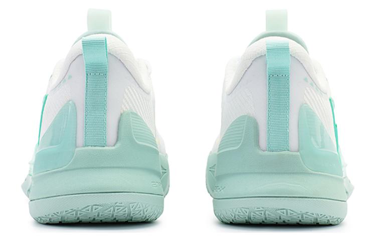 361° Big3 4.0 SWITCH Ice Cream Anti Slip Wear Resistant Low Top Performance Basketball Shoes Men's White Cyan