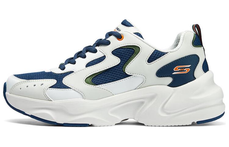Skechers Low Top Casual Shoes Men's White Blue
