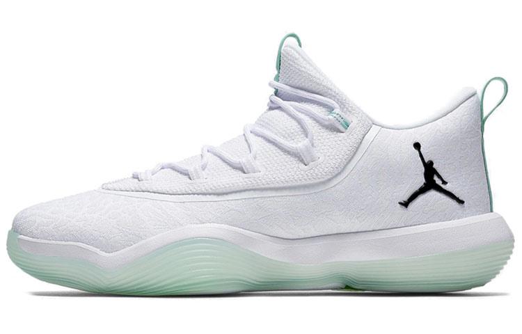 Air Jordan Super Fly Low White Green