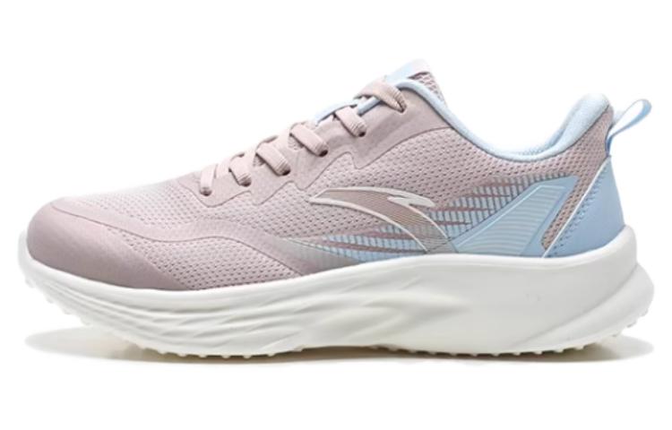 Anta Durable Breathable Low-Top Running Shoes Women's Pink Blue