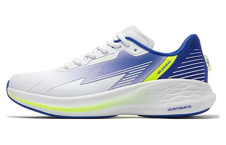 361° Flying Wing 2.0Pro Cushioning Anti-Slip And Wear-Resistant Low-Top Running Shoes Men's White Blue