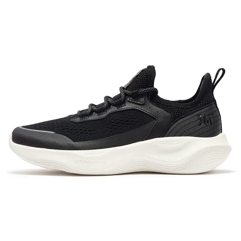 361° Breathable Low-Top Casual Running Shoes Women's Black White