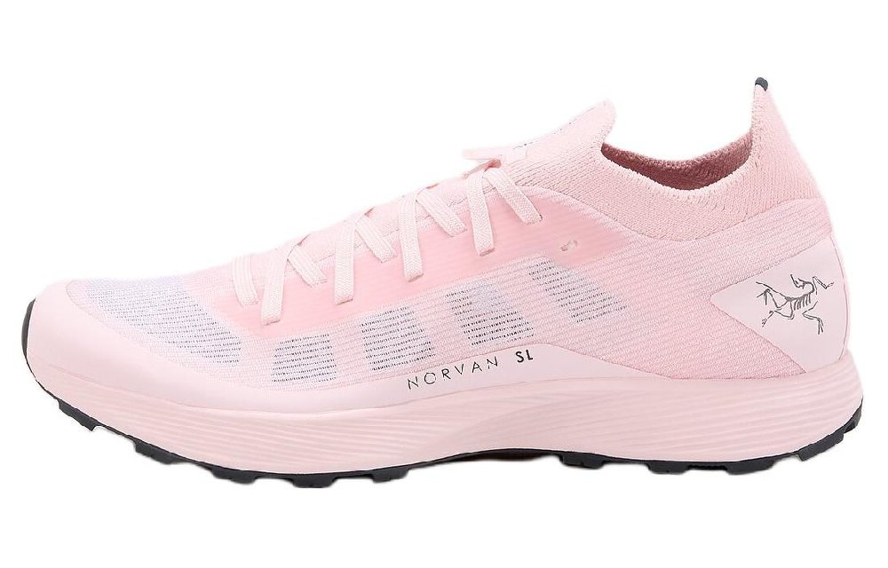 Arcteryx Norvan SL Cushioned Wear-Resistant Breathable Low-Top Running Shoes Women's Pink