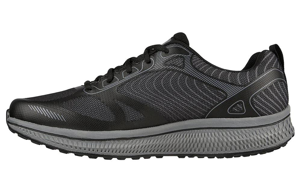 Skechers Go Run Consistent Low Top Casual Running Shoes Men's Black Gray