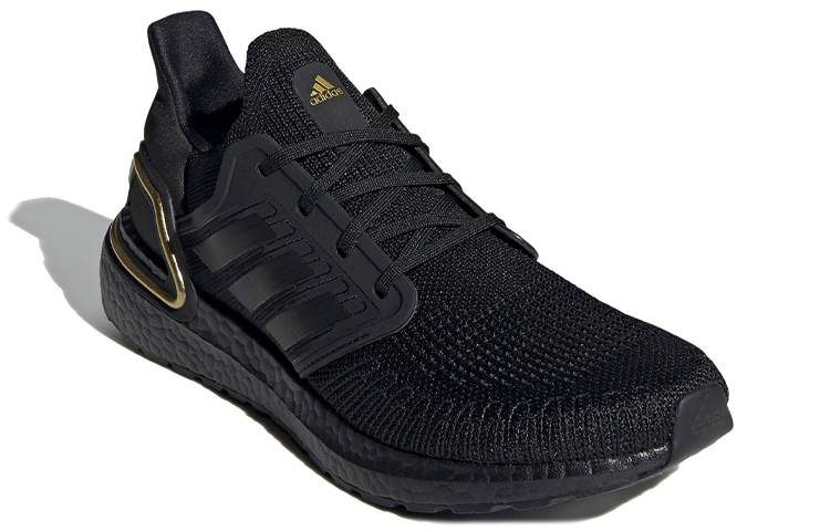 Adidas Ultra Boost 20 Core Black Gold Metallic