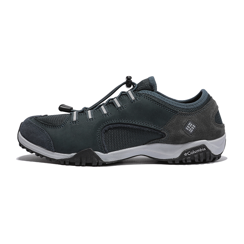 Columbia Slip Resistant, Breathable, Lightweight Low Top Hiking Shoes Men's Dark Blue Green