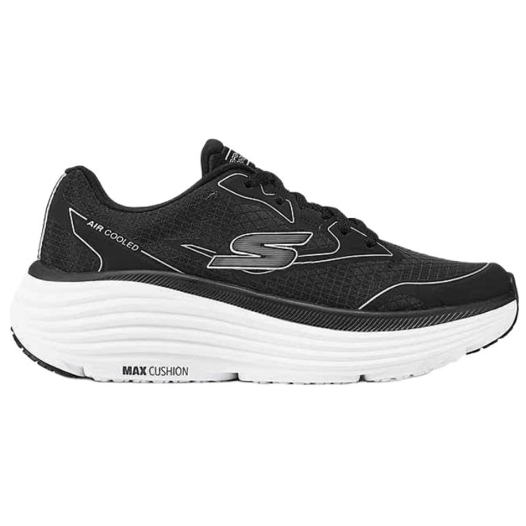 Skechers Max Cushioning Low Top Casual Running Shoes Women's Black