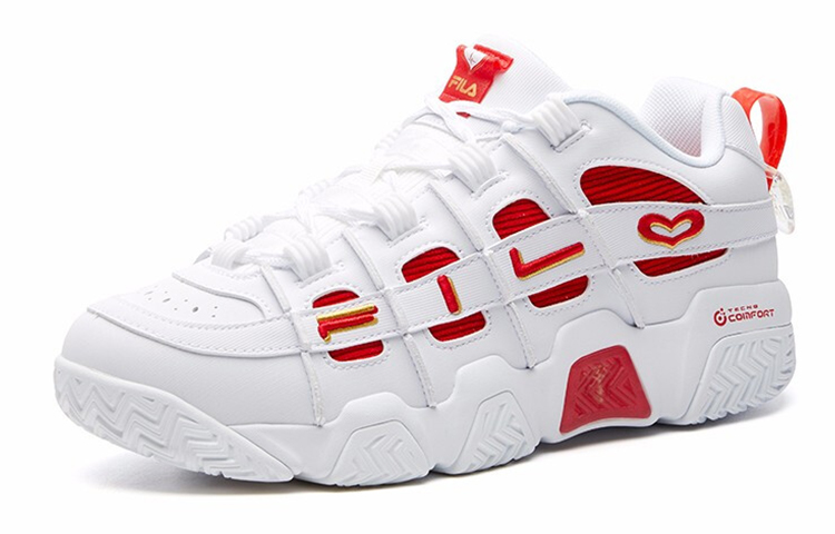 FILA Barricade White/Red
