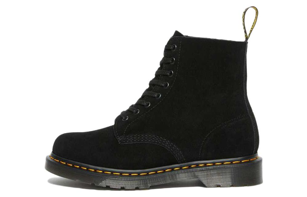 Dr. Martens Dr.Martens 1460 Pascal Suede Lace Up Boots 'Black E H Suede+E H Suede Mb' Women's