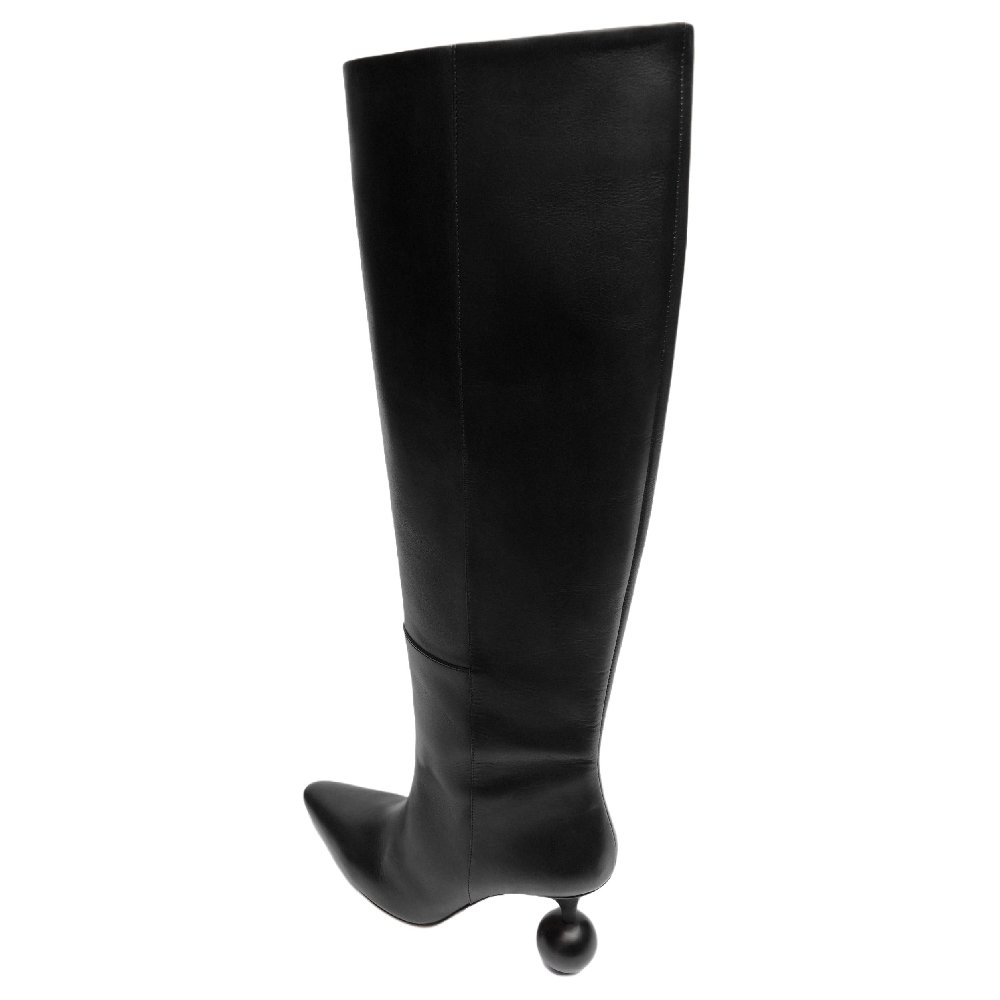 Jacquemus Le Bisou Knee-high Boots 9cm Women's Black