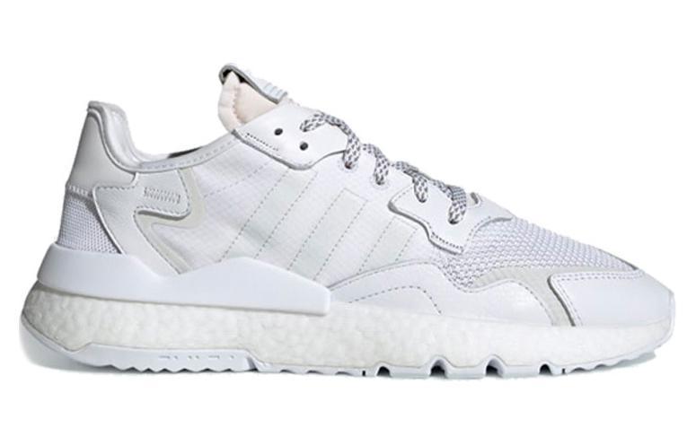 Adidas Nite Jogger Triple White купить в интернет-магазине Yoocart с быстрой доставкой по России.