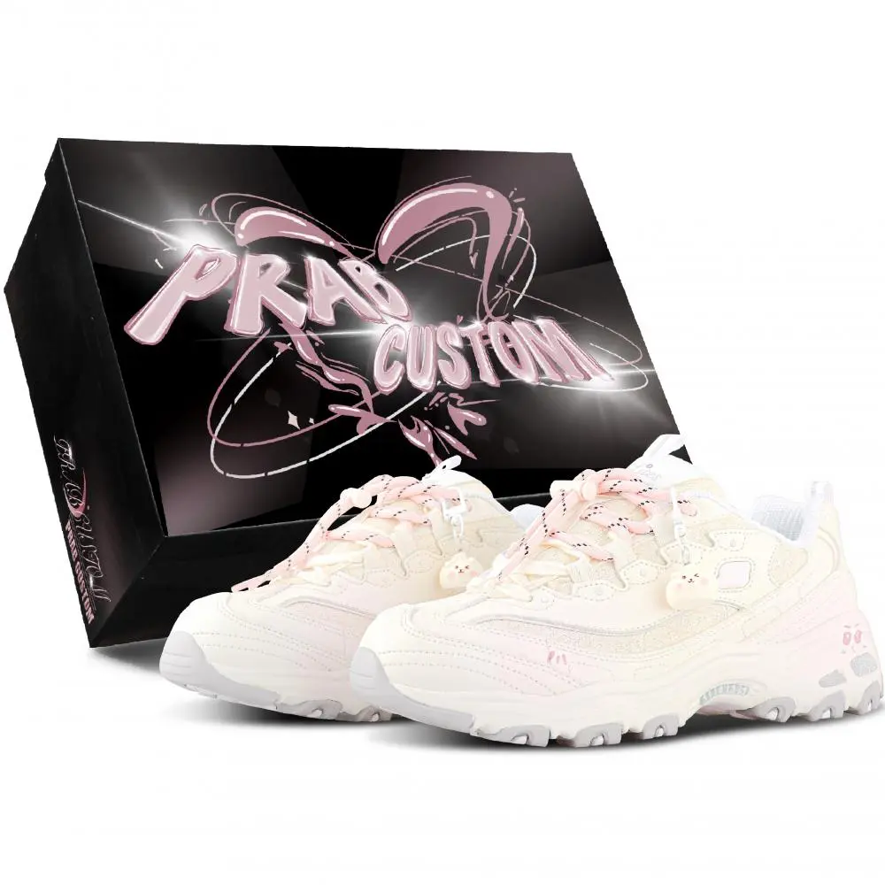 Skechers D'LITES 1.0 Cushioning, Abrasion Resistant, Breathable, Height Increasing Low top Chunky Sneakers Women's